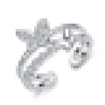 Девушки 925 серебряное кольцо Инкрустированные циркон нежный Бабочка кольцо